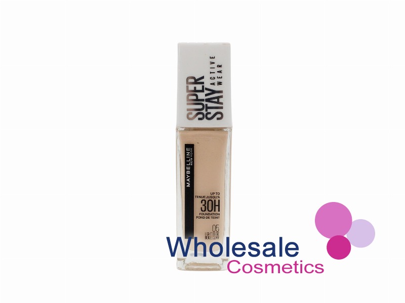 6 x Maybelline SuperStay Active Wear 30Hr Foundation - 05 LIGHT BEIGE